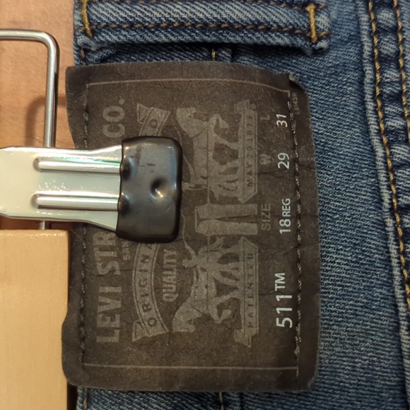 Levi's Boy's Performance 511 Slim Blue Jeans Sz 18 (boy) - Picture 4 of 5